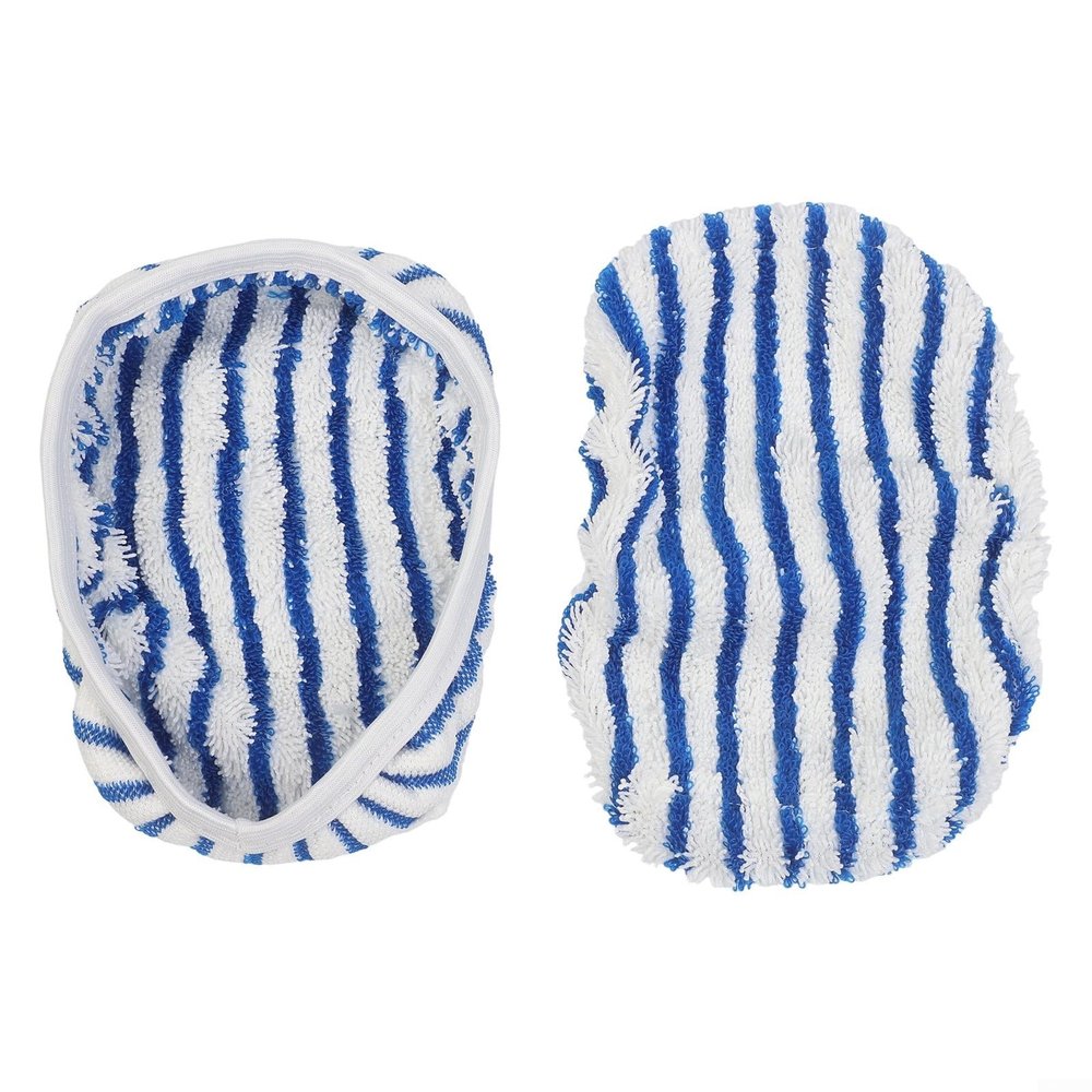 2 Pack Microfiber Mop Pads for Clean/Steam RY7517WH/ RY7535WH, Washable Replacement Cloths for Hardwood for Tile Glass Floors