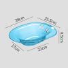 Foldable 2000ml Sitz Bath with Flush, Hip Pelvis Bidet with Markings, Squat- Toilet Tub with Steam Function for Most Toilets, F, Pink view 3