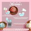 I Am Soft Serve Ice Cream Mix, Professional Grade Quick-Dissolving Soft-Serve Powder Base, Yields 40 Cones, 1 kg (2.2 lbs) Bag (Unsweetened Base) view 3