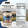 Tuscanini Mushroom Alfredo Sauce, 14.5 oz | Imported from Italy | Made with Real Butter, Cream & Cheese | Creamy Mushroom Pasta Sauce for Fettuccine & Ravioli | Kosher Dairy, Cholov Yisroel view 2