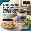 Tuscanini Mushroom Alfredo Sauce, 14.5 oz | Imported from Italy | Made with Real Butter, Cream & Cheese | Creamy Mushroom Pasta Sauce for Fettuccine & Ravioli | Kosher Dairy, Cholov Yisroel view 3