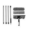 2-in-1 71 Inches Window Washing Brush with Squeegee, Plastic Multi-Purpose Foldable & Detachable Window Cleaning Kit with Scrubber & Extension Pole,Durable Easy to Install Cleaning Tool for Home view 1
