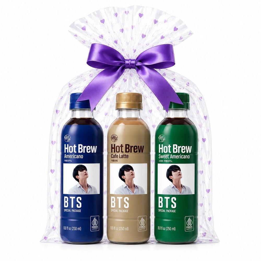 GongJooMama BTS X HY Hot Brew Coffee Drink Gift Set (JK 3)