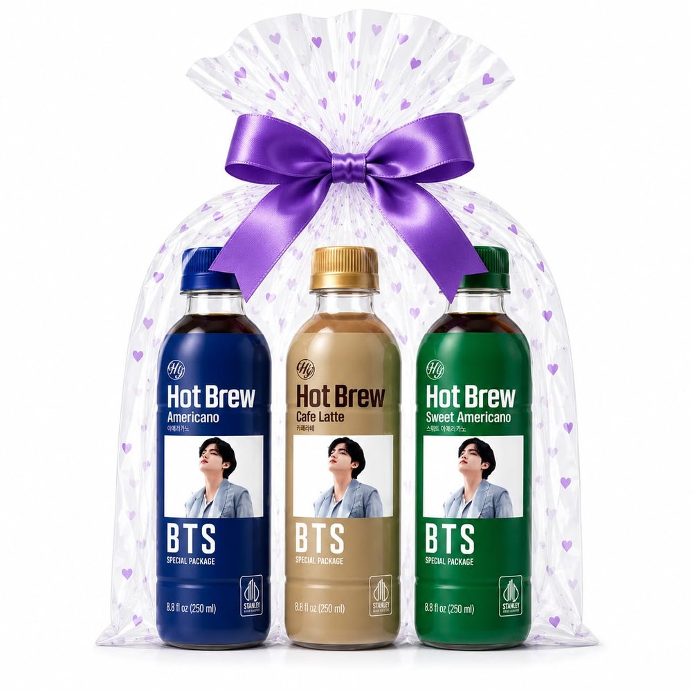 GongJooMama BTS X HY Hot Brew Coffee Drink Gift Set (V 3)