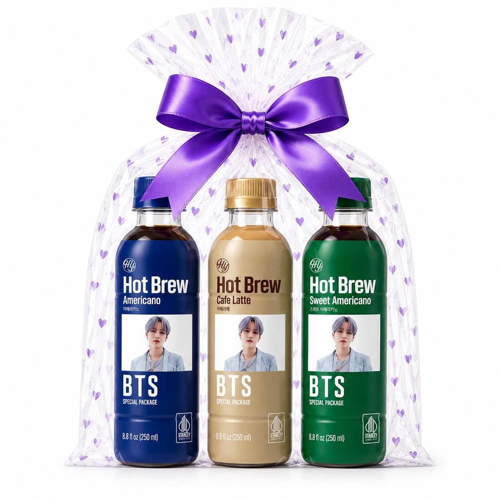 GongJooMama BTS X HY Hot Brew Coffee Drink Gift Set (SUGA 3)