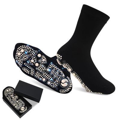Bunnycool 1 Pair Acupressure Socks Reflexology Foot Massage Socks with Box