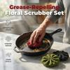 Steel Wool Scrubber Pads for Cleaning Dishes, Pans, Pots, Ovens, Grills, Sinks, Multipurpose Wire Dishwashing Rags, Scrubbers for Kitchen,Bathroom, Sink, Floor & Home Cleaning Eraser (9PC) view 2
