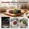 Steel Wool Scrubber Pads for Cleaning Dishes, Pans, Pots, Ovens, Grills, Sinks, Multipurpose Wire Dishwashing Rags, Scrubbers for Kitchen,Bathroom, Sink, Floor & Home Cleaning Eraser (9PC) view 4