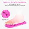 WLLYXUS Portable PVC Foot Soaking Spa Shoes, Tall Foot Bath Tub for Relaxing Foot Massage & Pedicure (Blue1, 11.2 * 4.7 * 7 inches) view 3