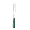 2PC- stainless steel solid color polishing butter is exquisite and practical for home use-dark green silver butter view 1