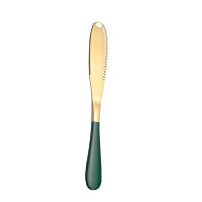 2PC- stainless steel solid color polishing butter is exquisite and practical for home use-dark green Taurus oil
