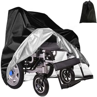 ZYOKNB Wheelchair Cover for Evolution EV D5-Ranger 4 Plus 2023 2024 2025 2026, Water-Resistant Electric Wheelchair Cover Outdoor Storage All Weather Rain Dirt Protection,Black