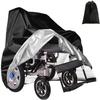 ZYOKNB Wheelchair Cover for Evolution EV D5-Ranger 4 Plus 2023 2024 2025 2026, Water-Resistant Electric Wheelchair Cover Outdoor Storage All Weather Rain Dirt Protection,Black view 1