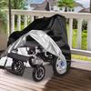 ZYOKNB Wheelchair Cover for Evolution EV D5-Ranger 4 Plus 2023 2024 2025 2026, Water-Resistant Electric Wheelchair Cover Outdoor Storage All Weather Rain Dirt Protection,Black view 2