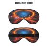 Pioyoku Cyberpunk Energy Rings Sleep Eye Mask for Sleeping, Light Blocking Eye Mask Travel Sleep Mask Eyeshade for Night Nap Flight view 2