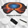 Pioyoku Cyberpunk Energy Rings Sleep Eye Mask for Sleeping, Light Blocking Eye Mask Travel Sleep Mask Eyeshade for Night Nap Flight view 4
