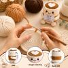 MAMAGIFTREE Crochet Coffee Love Gift for Him Her Boyfriend Girlfriend view 3