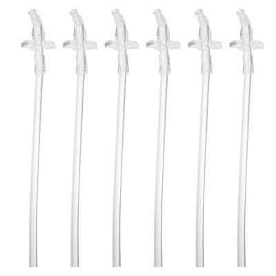 RUNROTOO 1 Set Water Bottle Replacement Straws - 8.5" Reusable Flexible Silicone Sipper Straws with Nozzle for Sippy Cups, Toddler Water Bottles, Insulated Tumblers