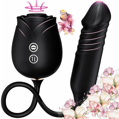 Adult Tool for Women 8 inch Electric Silicone Toy Soft Waterproof Classic Wand for Women Thrusting Stimulation and 7 Powerful Modes N52602