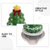 OSOLADY Christmas Scouring Pad Steel Wool, Holiday Kitchen Cleaning Brush with Handle, Stainless Steel Scrubber, Dishwashing Tool for Home Festive Party view 3