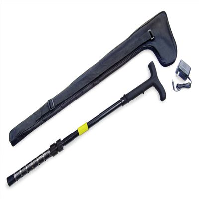 Adjustable Outdoor Walking Cane with LED Light Rechargeable and Lightweight Assistance for Everday Mobility
