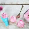 Sunydog Ice Cream Cone Holder Stand Upright Reusable Set of 4 for Kids Pink Blue Scooping Cream Frozen Yogurt Sorbet view 2