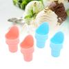Sunydog Ice Cream Cone Holder Stand Upright Reusable Set of 4 for Kids Pink Blue Scooping Cream Frozen Yogurt Sorbet view 3