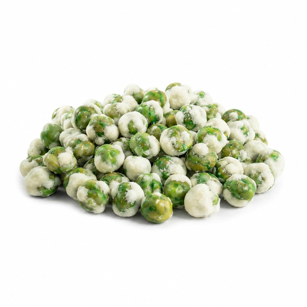 Wasabi Coated Green Peas - Premium Quality Natural Crunchy Green Pea Snacks, Spicy Wasabi Peas (22lbs - Bulk)