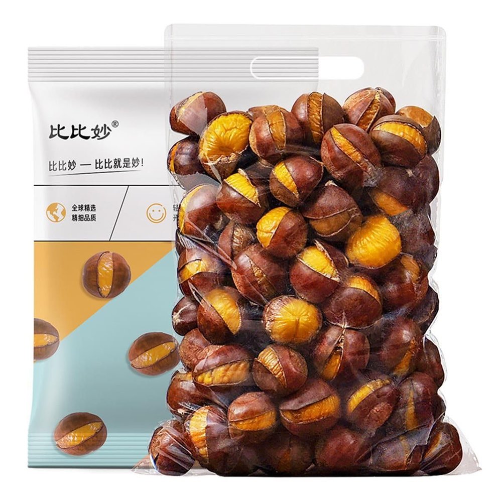 Mature Chestnut Snacks, 125g/pack, Fresh Chestnut Kernels, Nut Snacks, Afternoon Tea Desserts, Casual Products, Suitable for Daily Consumption, A Good Choice To Pair with Yogurt or Milk (2 bags)