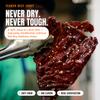 Three Gingers Original Beef Jerky, Tender Grass-Fed Beef Snack, Southeast Asian Inspired, Gluten Free, No Added MSG, No Nitrates or Nitrites, Sweet Savory Umami Flavor - 2 PK view 2