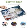 Litter Star Independence Day USA Flag Bathroom Rug Diatomaceous Earth Bath Mat,Absorbent Shower Mat Non-Slip Doormat for Kitchen Bedroom, Eagle 250th Anniversary Diatomite Stone Mats 16x24in view 2