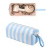 RSRSLEII Large Striped Hair Tools Travel Bag, Waterproof, Blue&White view 1