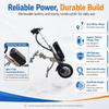 Electric Handcycle Wheelchair Power Attachment, Wheelchair Motor Attachment for Manual to Electric Upgrade, 17Ah 48V 500W Wheelchair Power Attachment Lightweight, 3 Speeds Adjustable(A) view 3