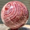 Rhodochrosite Pig Stone Sphere Quartz Crystal Ball Ornaments (Size : 70-75mm) view 3