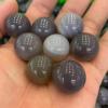20mm Grey Agate Crystal Ball handling Crystal Ball Ornaments (Size : 30pcs) view 1