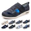Extra Wide Width Shoes Women Men Orthopedic Diabetic Shoe Easy Slip On With Swollen Feet, Adjustable Medical Shoes, Air Cushion Walking Sneakers For Elderly Arthritis Edema Feet Thumb Valgus,Black B,5 view 1