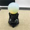 Stone Opal Crystal Ball, Crystal Ball Home furnishings + Wooden Stand Gift view 2