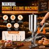 Manual Donut Filler, 5l Churro Machine, Donut Filler Injector, with 3 Short Nozzles and 1 Long Nozzle, Adjustable Filling Amount, Filling Accuracy 1g, for Bakeries, Donut Shops, Restaurants view 2