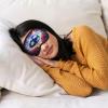 Fuzquwu for Satin Sleep Mask with Adjustable Strap, Soft Eye Mask for Travel Naps Meditation view 2