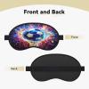Fuzquwu for Satin Sleep Mask with Adjustable Strap, Soft Eye Mask for Travel Naps Meditation view 4