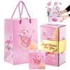 Sacolin Surprise Gift Box, Pink Pop Up Explosion Box with 10 Small Bouncing Boxes, Creative Folding Red Envelope Box for New Year, Valentine's Day, Birthday and Party Gifts view 1