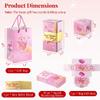 Sacolin Surprise Gift Box, Pink Pop Up Explosion Box with 10 Small Bouncing Boxes, Creative Folding Red Envelope Box for New Year, Valentine's Day, Birthday and Party Gifts view 2