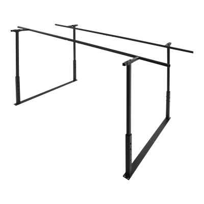Physical Therapy Parallel Bars, 7Ft Walking Assist Bar-Adjustable Height & Width Parallel Bars for Rehabilitation & Walking Balance Issues. (Black, 7Ft)