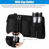 OFYHJDXRG Wheelchair Side Bag for Ottobock Lisa Rehab Buggy, Wheelchair Armrest Carry Bag with Cup Holder, Side Hanging Storage Organizer for Daily Essentials view 4