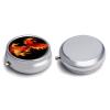 Phoenix Flame3 Compartment Travel Pill Case, Sealed Portable Pill Container Mini Size Metal Pills Box for Pocket Purse, Three Times A Day Pills Organizer for Men, Women view 3