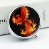Phoenix Flame3 Compartment Travel Pill Case, Sealed Portable Pill Container Mini Size Metal Pills Box for Pocket Purse, Three Times A Day Pills Organizer for Men, Women view 4