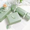 RUSPEPA Sage Green Wrapping Paper Roll, Mini Roll, Green Solid Color Matte Pearly-luster Gift Wrap Paper for Bouquet Wrap, Birthday, Wedding, Baby Shower, Easter, Holiday, Christmas, 17 In X 9.8 Ft view 3