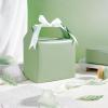 RUSPEPA Sage Green Wrapping Paper Roll, Mini Roll, Green Solid Color Matte Pearly-luster Gift Wrap Paper for Bouquet Wrap, Birthday, Wedding, Baby Shower, Easter, Holiday, Christmas, 17 In X 9.8 Ft view 4
