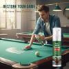 Fast-Drying Pool Table Felt Cleaner Foam Quick Clean Pool Table Felt Cleaner Spray, Billiard Table Cleaning Kit with Cloth Quick Clean Chalk & Stains, Restores Felt Smoothness for Home (3PCS) view 3