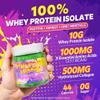 Whey Protein Gummies 10g Grass-Fed + Collagen Peptides BCAA EAA GLP-1,2Pack view 3